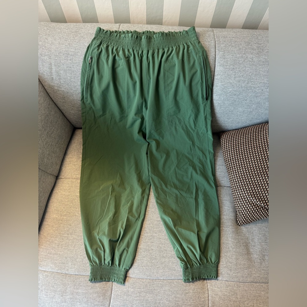 Athleta Savannah Green Jogger Pants - Picture 2 of 5